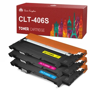 CLT-406S CLT-K406S Toner Cartridge Lot for Samsung Xpress C410W C460FW CLP-365W - Picture 1 of 13