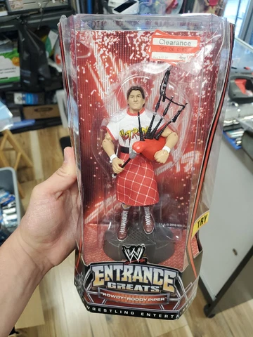 WWE Entrance Greats HOT ROD Rowdy Roddy Piper Mattel Action Figure NEW 2010 READ Cover