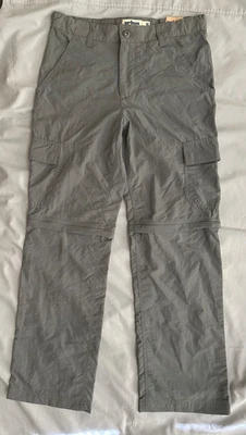Pantalones cargo convertibles Urban Pipeline jóvenes niños talla 16 nailon cintura ajustable Foto 1 de 4