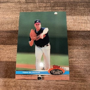 1991 Topps Stadium Club Tom Glavine Atlanta Braves Baseball Card #558 - Picture 1 of 2