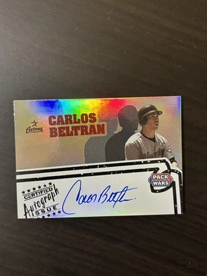 Carlos Beltran 2005 Topps Pack Wars Autograph #PWA-CB Auto Signature Astros Star - Image 1 of 2