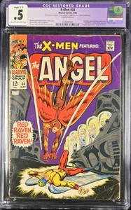 X-Men #44 5/68 CGC0.5 4506890006 1° App. Silver Age Red Raven., Origine dell'Uomo venuto dal ghiaccio - Foto 1 di 2