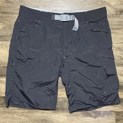 Pantalones Cortos de Carga Gramicci Break Trail con Cinturón para Hombres Grandes Negros Escalada Exterior Nylon Foto 1 de 4