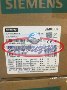ONE NEW SIEMENS Servo Motor 1FL6062-1AC61-2LG1 - Picture 1 of 1