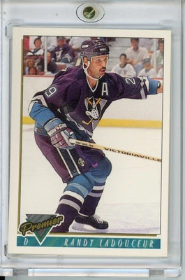 1993-94 Topps Premier #469 Randy Ladouceur - Image 1 of 2