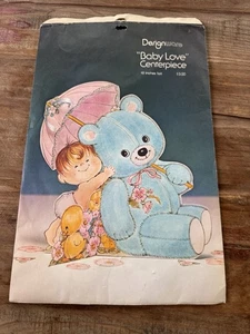 "Centro de mesa vintage Baby Shower Decoration Baby Love 1980 10""" - Imagen 1 de 5