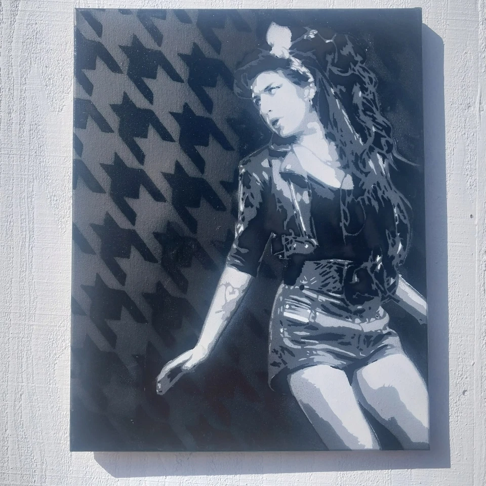 Pintura en aerosol Amy Winehoue 16x20 arte en plantilla por Folkrootzj Foto 1 de 1
