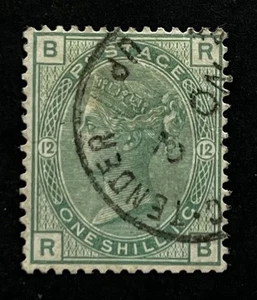GB QV 1873-80 1/ Green SG150 Pl.12. Superb used Single CDS Example. Cat. £160+ - Picture 1 of 2