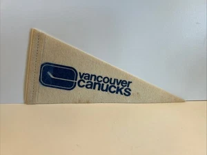1970s Vintage NHL Vancouver Canucks Mini Banner Pennant  - Picture 1 of 11