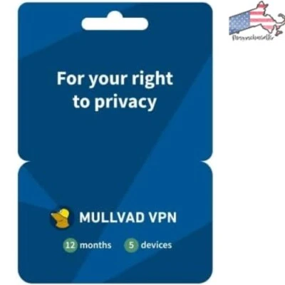 Servicio VPN Protección Privacidad - 12 Meses - 5 Dispositivos - Fácil Instalación Foto 1 de 4