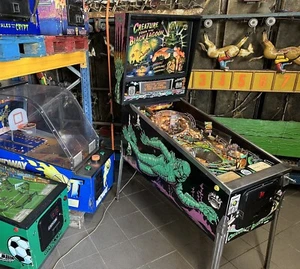Flipper Bally 1992 CREATURE FROM THE BLACK LAGOON Pinball 100% Work. UnRestorer - Bild 1 von 17