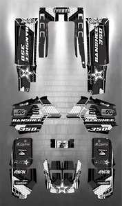 Yamaha Banshee 350 Kit Gráficos Completo Calcomanías Stikers - Imagen 1 de 4