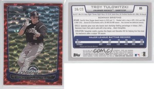2012 Bowman Red Ice /25 Troy Tulowitzki #85