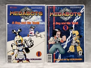 Medabots A Boy And His Bot #1 & 2 (M/NM, Viz Comics, Manga, Rare, OOP, 2002) - Picture 1 of 3