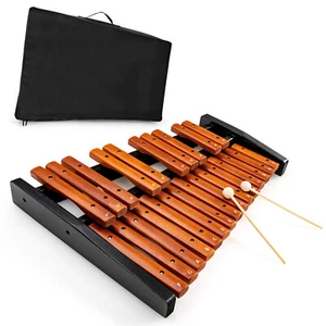 25 Noten Xylophon Holz Percussion Lerninstrument mit 2 Schlägeln & Tasche - Bild 1 von 11
