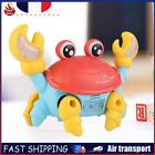 Crawling Crab Toy with Light Music Moving Crab Toys for Kid Child (Red) FR