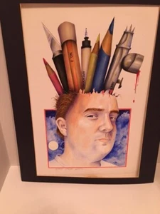 ORIGINAL GREGBO WATSON PENCIL SKETCH SIGNED 1995 - Picture 1 of 2