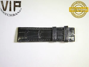 OEM Authentic IWC ONE SHORT PART strap 20 mm croco BLACK color - Picture 1 of 2