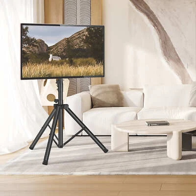 Outdoor Portable Tripod TV Stand for TVs up to 70 75 inch, Height Adjustable - Image 1 of 4
