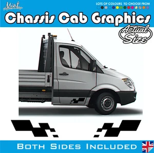 MERCEDES SPRINTER Rayas Recuperación Lutn Chasis Cabina Calcomanías Adhesivas Gráficos 118 - Imagen 1 de 3