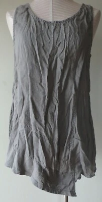 Camiseta sin mangas FLAX Designs Urban Astoria S & L NUEVA CON ETIQUETAS PIEDRA Foto 1 de 4