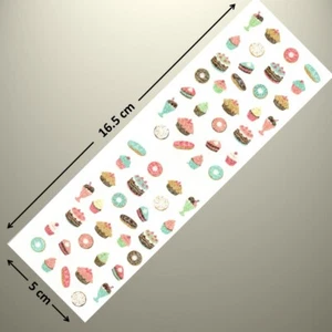 Pegatina de la señora Grossman - REFLEJOS - MICRO POSTRES, donas, pastel, sundae!!¡! - Imagen 1 de 1