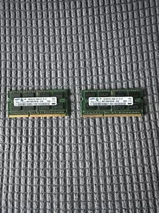 SAMSUNG 2x 2GB = 4GB 2rx8 PC3-8500S Laptop SODIMM DDR3 1066 RAM M471B5673FH0 - Picture 1 of 5