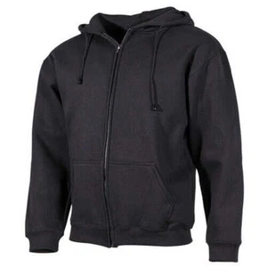 MFH Hoodie Kapuzen Sweatshirt-Jacke Schwarz Übergangsjacke Kapuzen-Pullover - Bild 1 von 2
