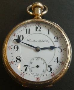 1899 Hamilton Railroad Grade 940 Model 1 Pocket Watch 21J 18s WORKS GF Hunter - Picture 1 of 22