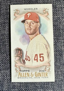 2020 Topps Allen & Ginter Zack Wheeler A&G BACK MINI #295 Philadelphia Phillies - Bild 1 von 2