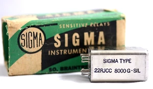 SIGMA INSTRUMENTS 22RJCC 8000G-SIL SENSITIVE RELAY (NEW OPEN BOX) - Picture 1 of 7