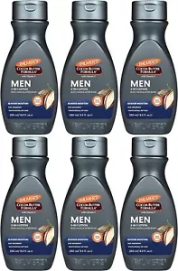 6 x Palmer's Kakaobutter Formel für Männer Hand Körperlotion 250ml UK VERKÄUFER - Bild 1 von 6