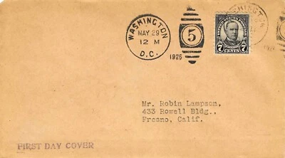 FDC  #588 --  7c McKinley--    5/29/26 - Image 1 of 2