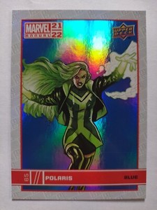 2021-22 Upper Deck Marvel Annual Polaris Blue Foil Parallel Card #65