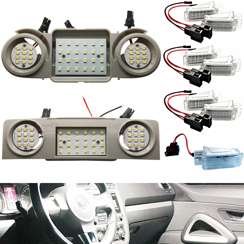 Eclairage Intérieur Kit LED Convient pour Skoda Octavia 5E Soude Break 9x Module - Photo 1/1