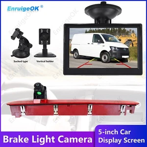3rd Brake Light Rear View Backup Camera and Monitor Kit for VW Transporter T6 - Picture 1 of 22
