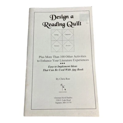 Design a Reading Quilt by Chris Roe~Activities to Enhance Lit Experience ~ F2 02 - Image 1 of 4