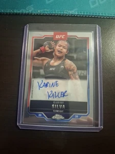 2025 Topps Chrome UFC Karine Silva Chrome Signature On-card Auto, Karine Killer - Imagen 1 de 2