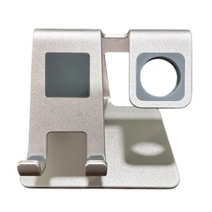 Desktop Cell Phone Stand Aluminum Charging Dock for Smart Watch and Smartphone - Picture 1 of 4
