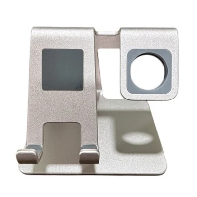 Desktop Cell Phone Stand Aluminum Charging Dock for Smart Watch and Smartphone - Image 1 of 4