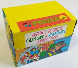 Box 24 TV Mini Puzzle 13 Pezzi Vintage Gaiking Kyashan Astro Robot Daitarn - Picture 1 of 6