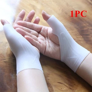 Corrector Wrist Hand Support Anti Arthritis Gloves Silicone Gel Therapy Glove - Photo 1/8