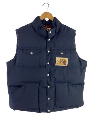 GUCCI Piumino 3L Poliestere Navy 649244