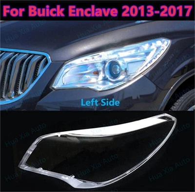 For Buick Enclave 2013-2017 Left Side Headlight Lens Cover+Sealant Glue - Imagem 1 de 4