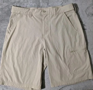 Pantalones Cortos Huk Para Hombre L Beige Siguiente Nivel Rendimiento de Pesca 10.5 Entrepierna Elastizados LEER - Imagen 1 de 14
