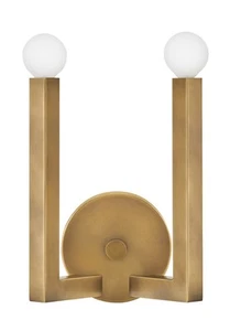 Hinkley Lighting 45042 Ezra 2 Light 13" Tall Wall Sconce - Brass - Picture 1 of 12