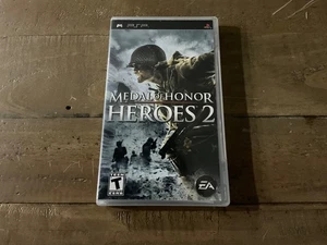 Medal of Honor: Heroes 2 (Sony PSP, 2007) CIB COMPLETE IN BOX Tested - Picture 1 of 5