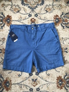 Polo Ralph Lauren Shorts Mens 36 Blue Salinger Chino Straight Fit Sag Harbor New - Picture 1 of 11