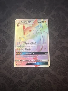 Pokémon TCG Raichu GX 75/73 Shining Legends Sun & Moon Secret Rare Card - Picture 1 of 2