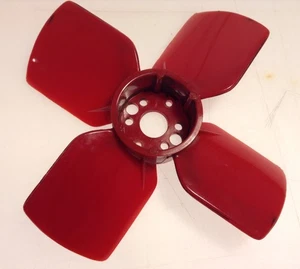 Fan 4 Blade - Red (Plastic) Cooling Fan - Picture 1 of 2